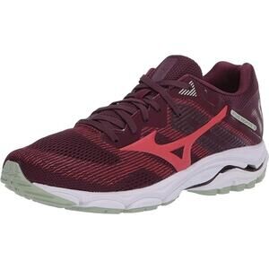 Mizuno Wave Inspire 16 Running Shoes Lace Up Sneakers Mauve Wine-Cayenne 8